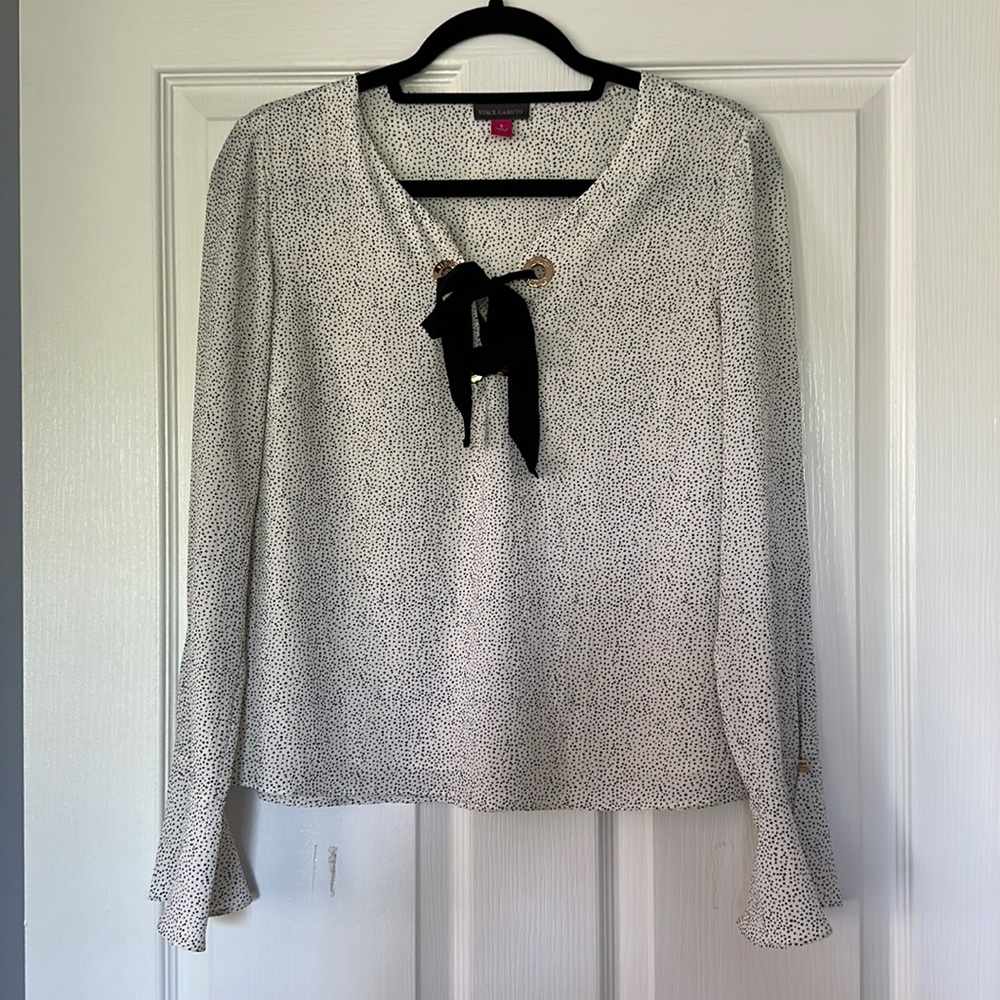Vince Camino speckled blouse!